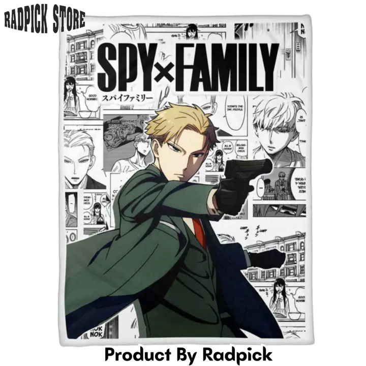 Loid forger blanket custom manga style gifts for fans  rp0153876